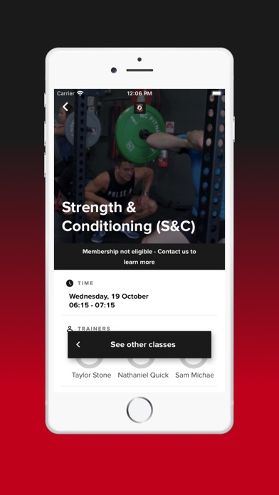 PULSE8 Centre Screenshot