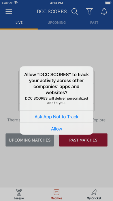 DCC SCORES Screenshot