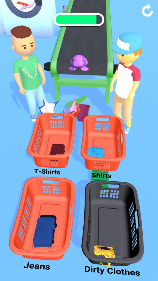 #5. Cloth Sort (iOS) 由: GamerGage Studio