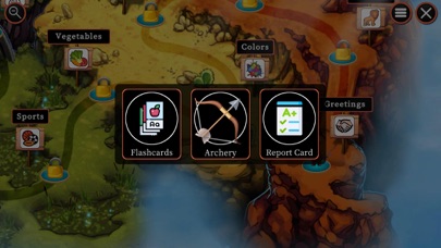 Archery German Vocab Game Screenshot