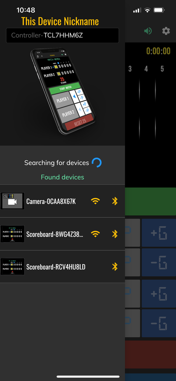BT Tennis Controller