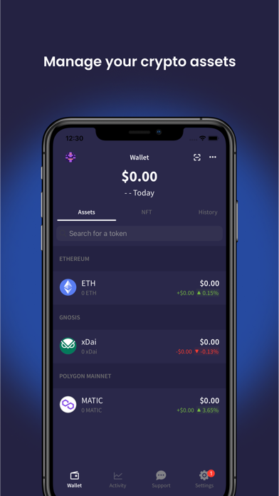 eYeWallet - Blockchain Wallet Screenshot
