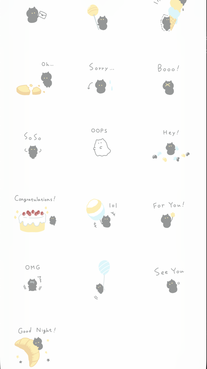 little kuro nyanko sweets2