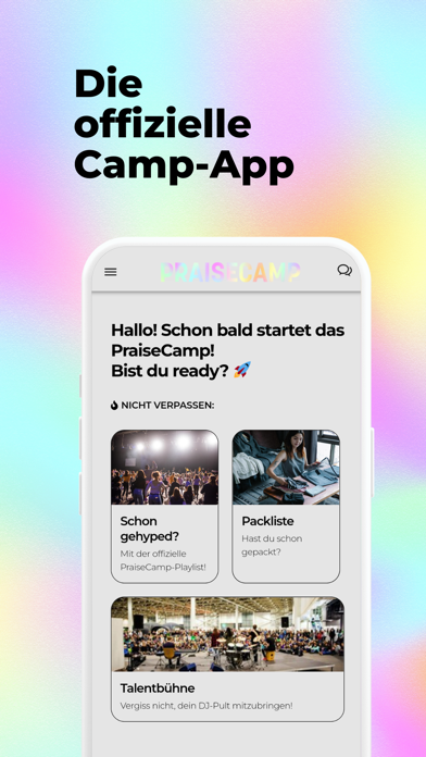 PraiseCamp Screenshot