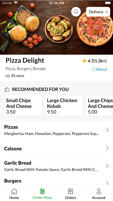 Screenshot #3 pour Pizza Delight Sleaford.