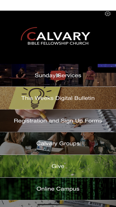 Calvary Bible Fellowship PA Screenshot