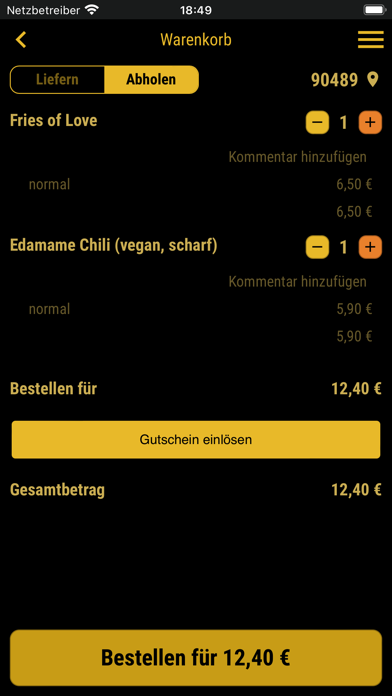 Dai Poke & Fusion Delivery Screenshot