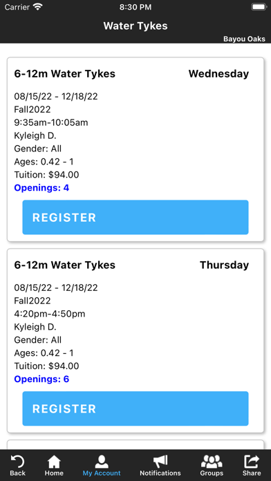 Crawfish Swim School Screenshot