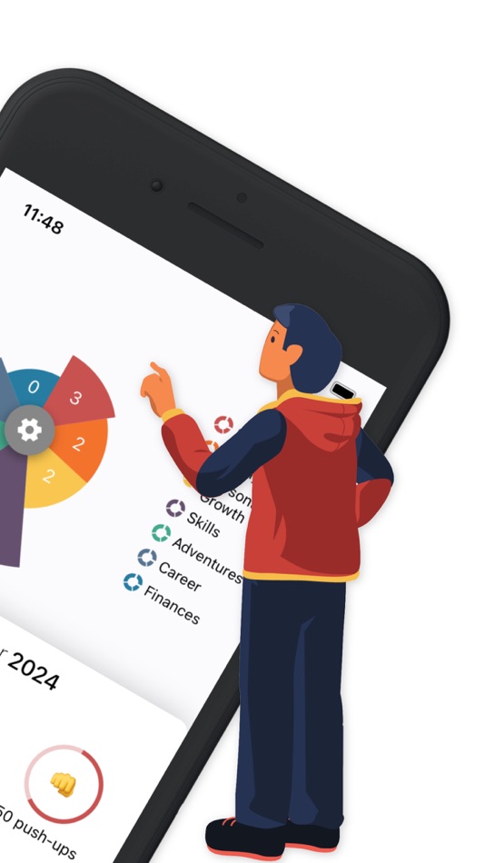#3. Goal Tracker – Ambitionist (iOS) By: Maxim Novoseltsev