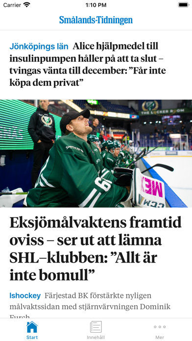 Smålands-Tidningen Nyhetsapp Screenshot
