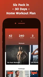 30 days to six pack abs iphone screenshot 2