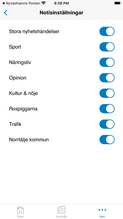 Norrtelje Tidning Screenshot