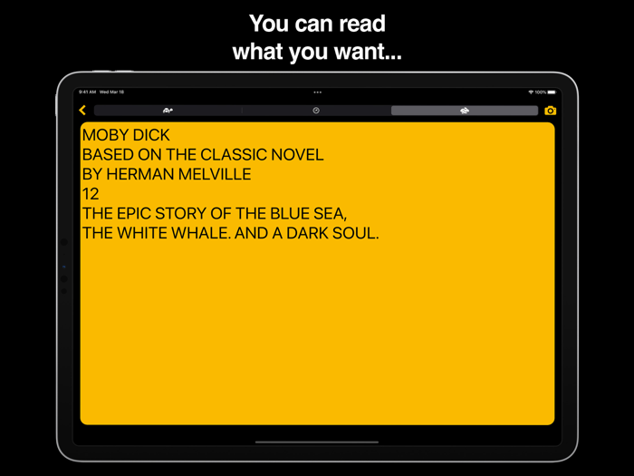 Vision for blind people