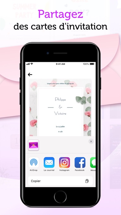 Screenshot #2 pour Faire Part: Carte D’invitation