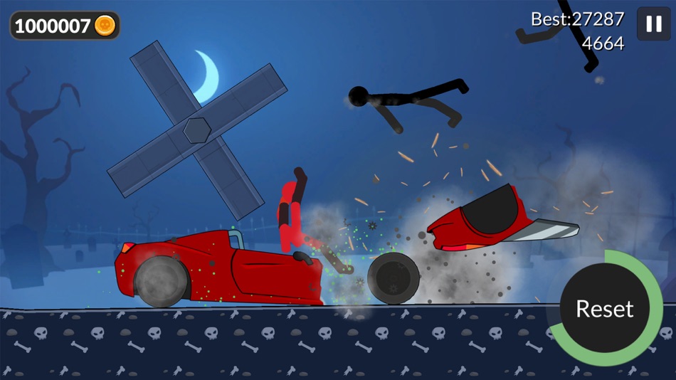 #1. Stickman Extreme Destruction (iOS) 由: Vladimir Seporov