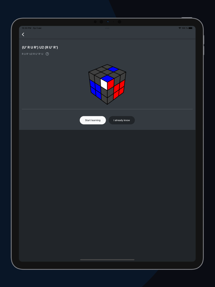 CUBER - Learn algorithms