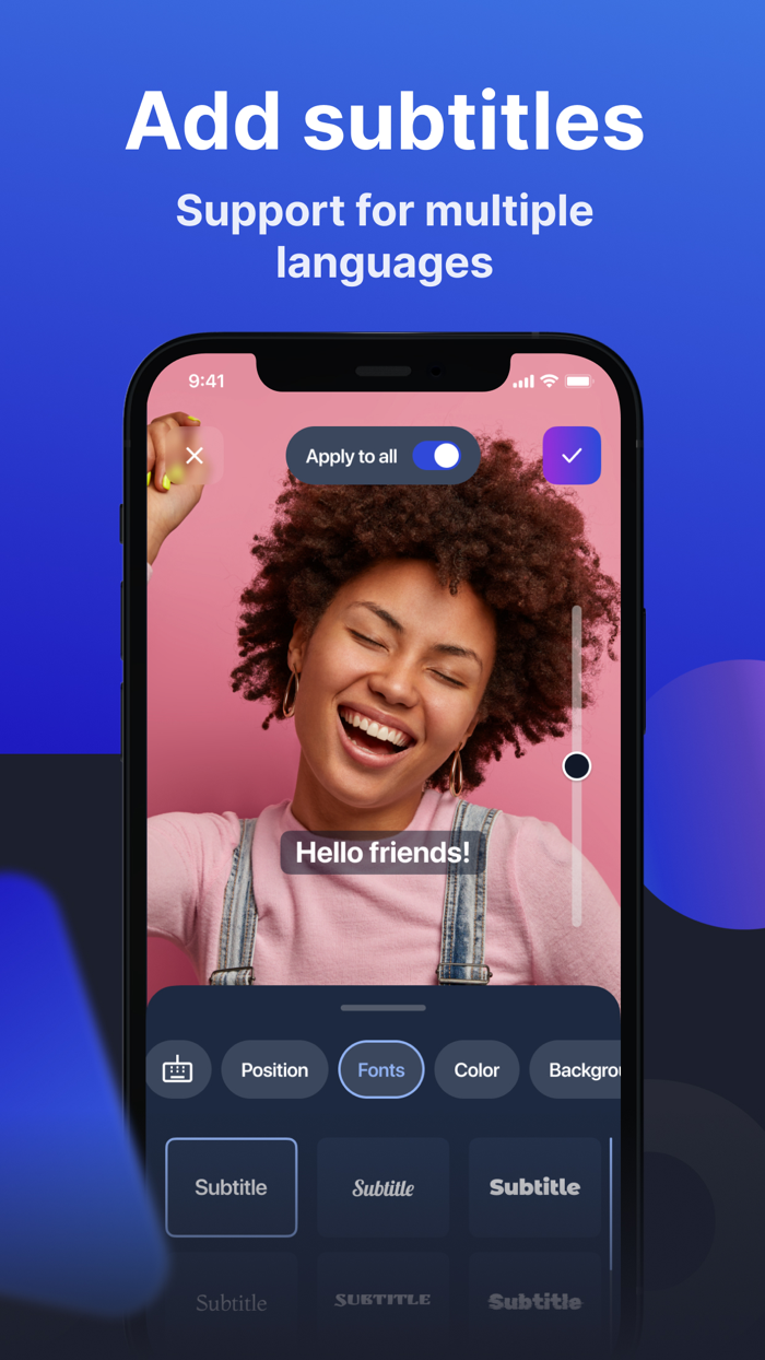 Threads. Subtitles for videos