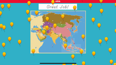 Asia - Montessori Geography Screenshot