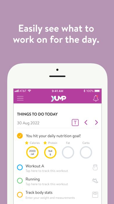 Yump Fitness Screenshot