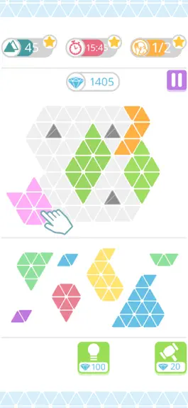 Game screenshot Tangram Triangle ! hack