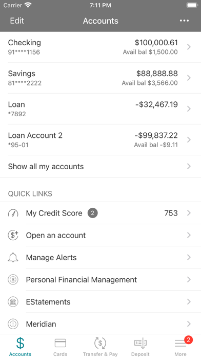 Villa Grove State Bank Mobile Screenshot