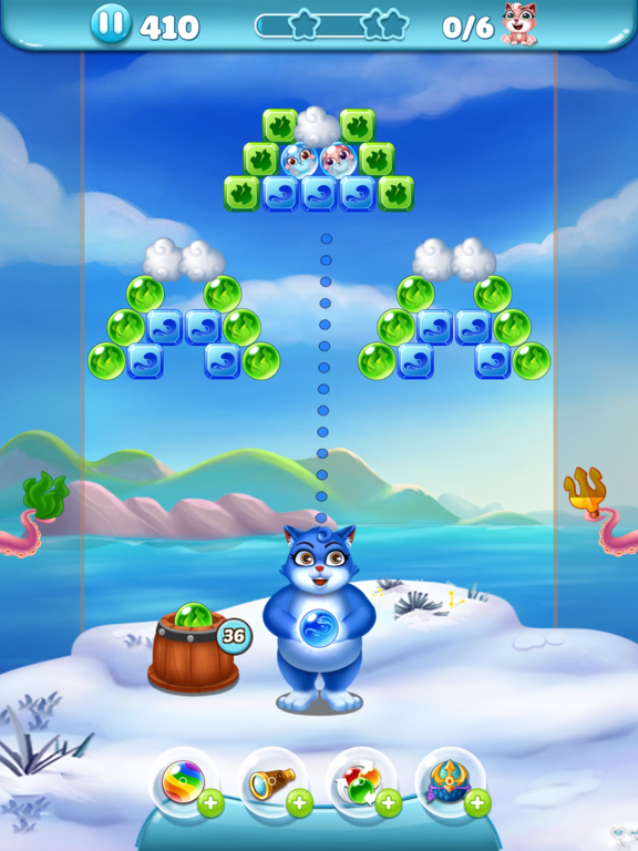 Cat Pop Island: Bubble Shooter iPad screenshot 10 - Games app