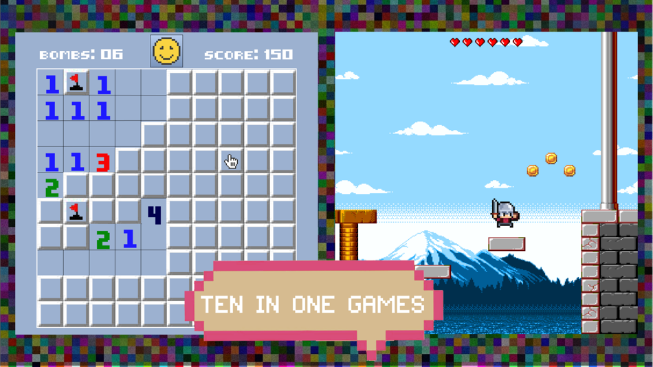 #2. Retro Arcade Console 10 in 1 (iOS) 来自: Petr Petechinskiy