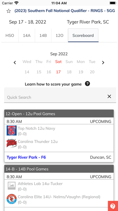 DC Fastpitch Screenshot