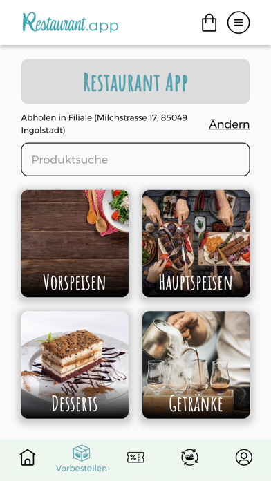 Restaurant.app Screenshot