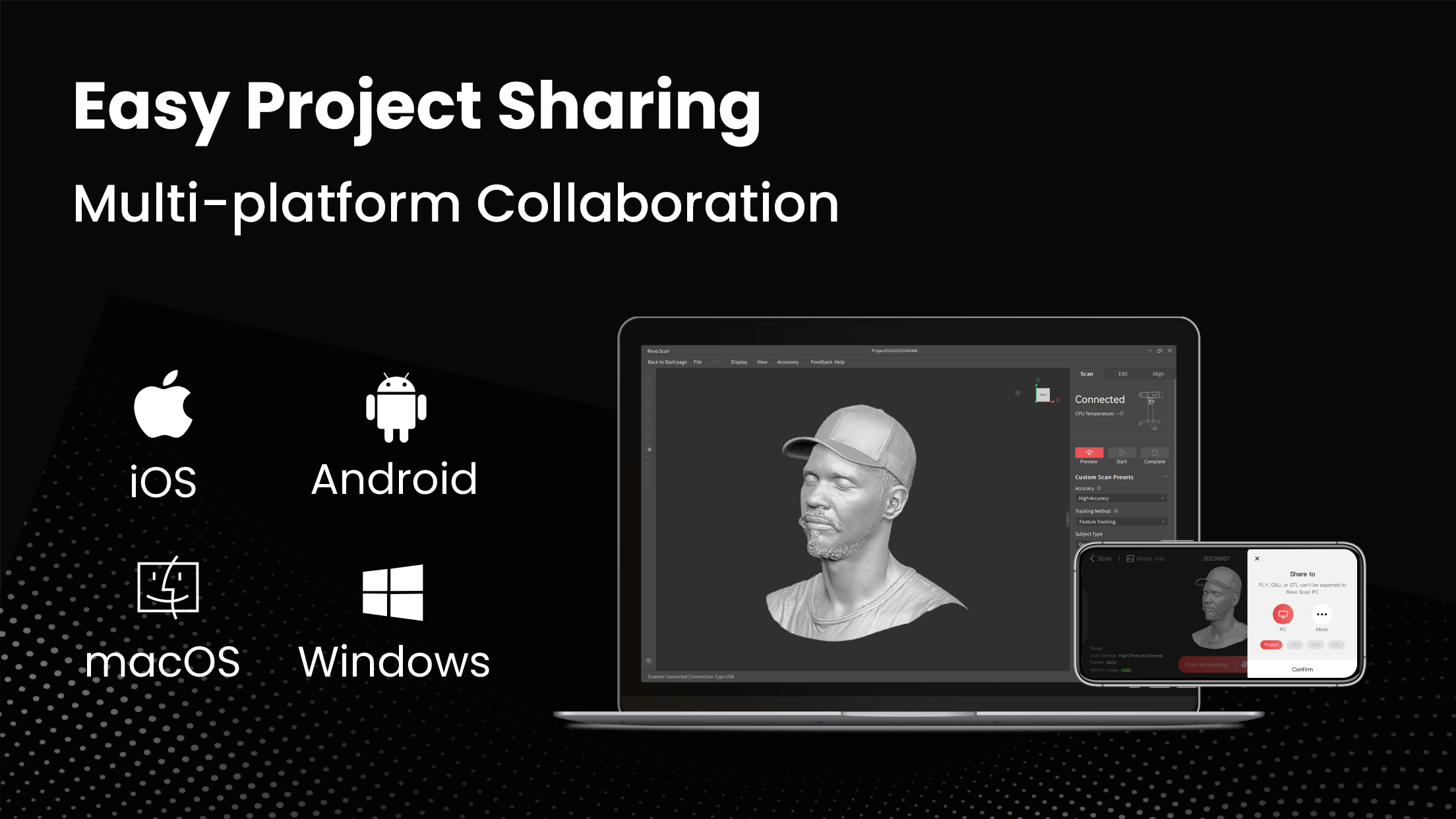 Revo Scan-3D scanner app