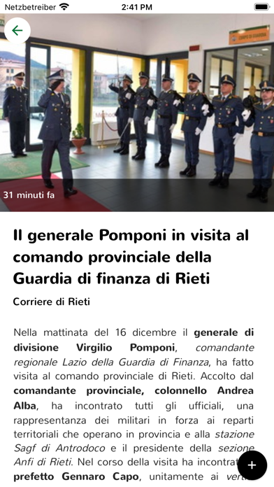 Corriere di Rieti Screenshot