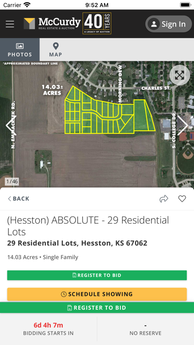 McCurdy Real Estate & Auction Screenshot