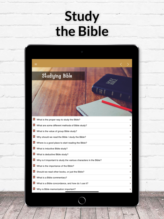 How to Interpret the Bible iPad screenshot