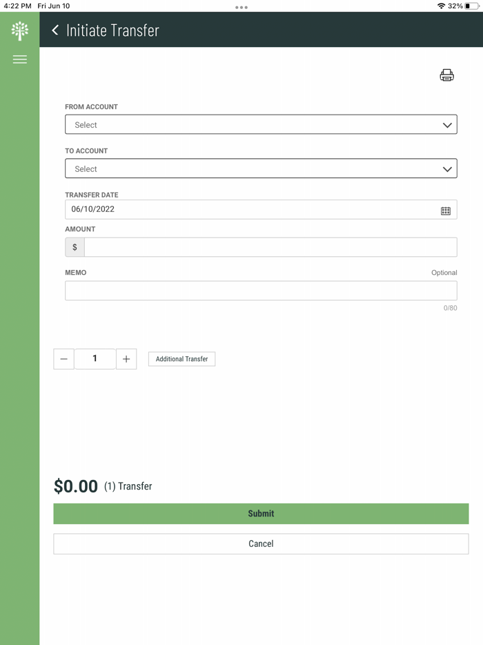 MyCCCU Premier Cash Management