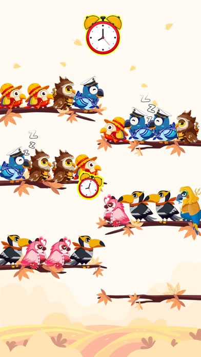 Bird Sort Color Puzzle Game Screenshot