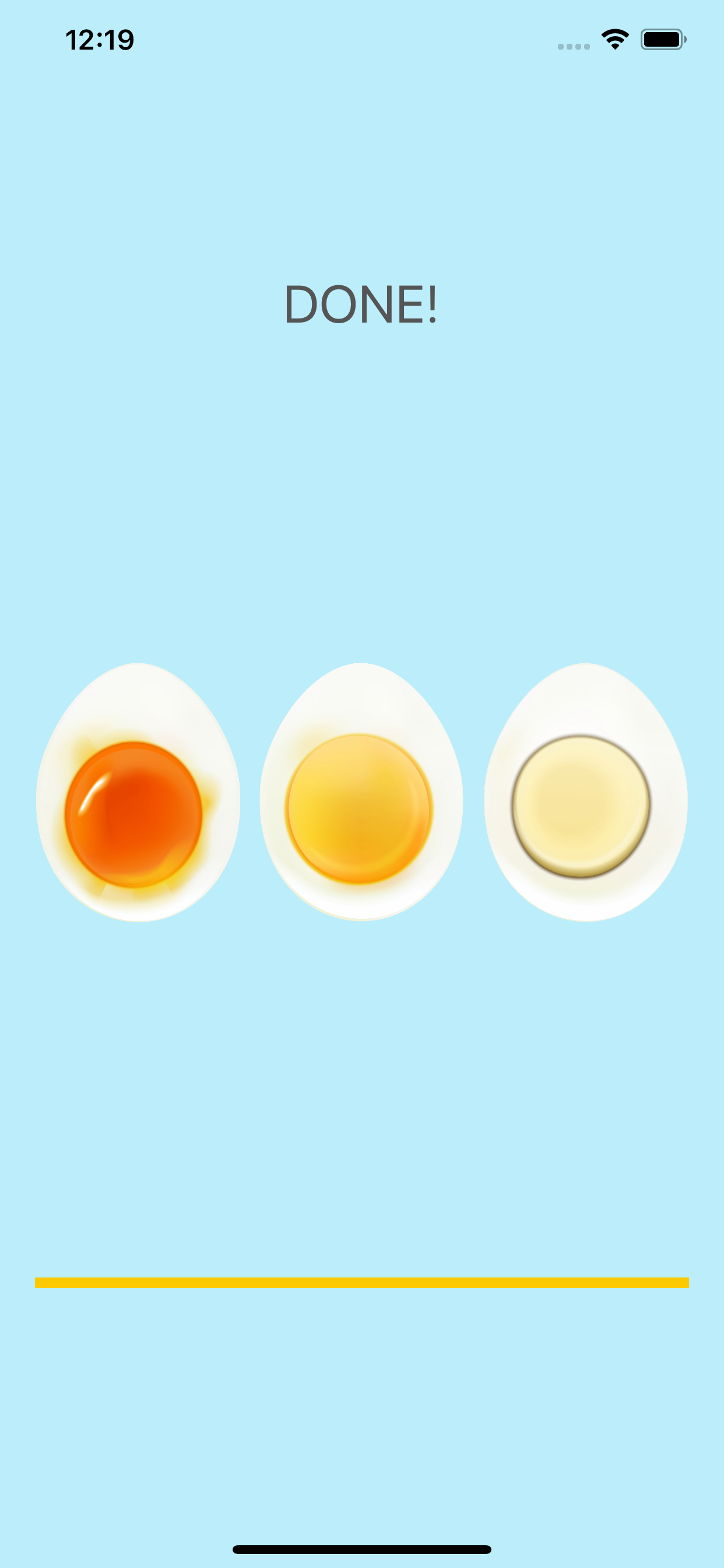 Egg timer app