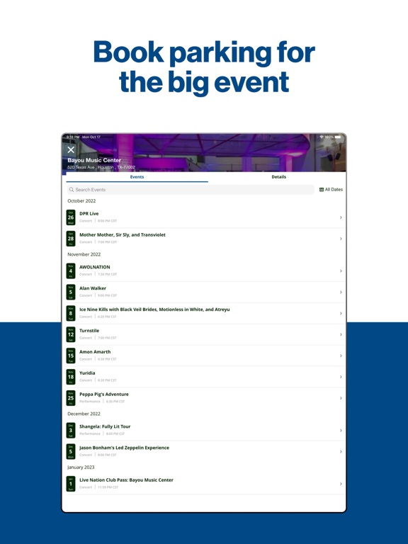 ParkHouston iPad screenshot 5 - Navigation app