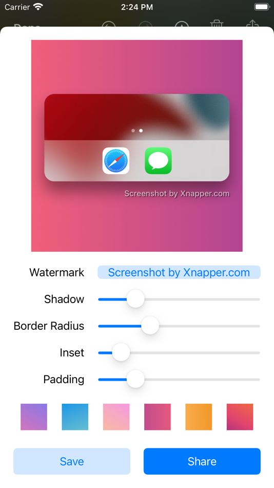 Xnapper - Beautiful Screenshot (iOS) 由: Dinh Quang Trung Xnapper - Beautiful Screenshot (iOS) 由: Dinh Quang Trung