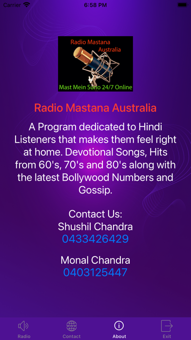 Radio Mastana Australia Screenshot