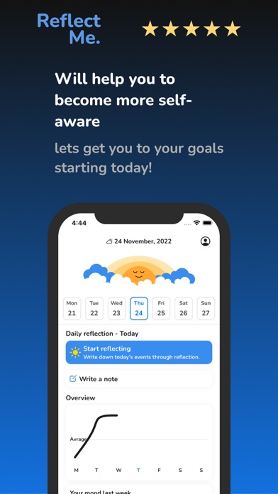 ReflectMe: Health & Goals Screenshot