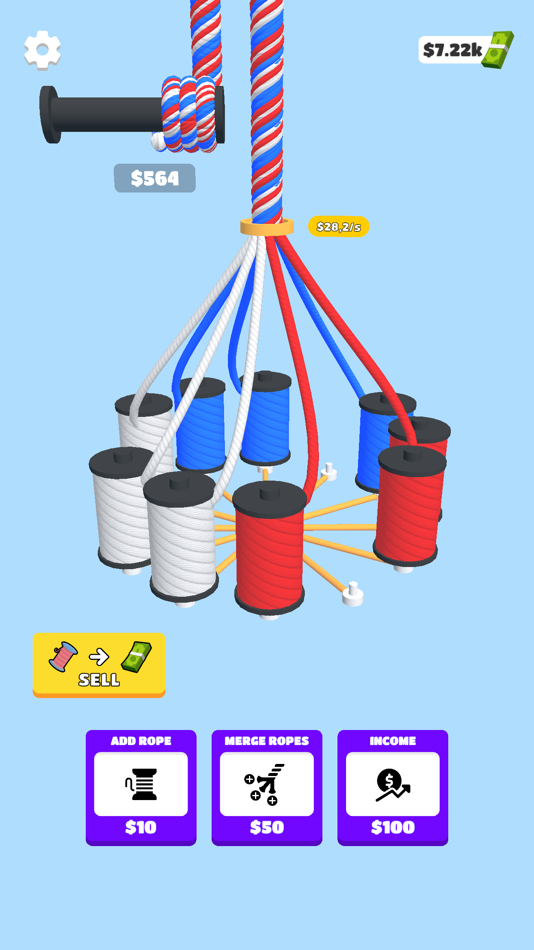 #5. Rope ASMR (iOS) 由: Rollic Games