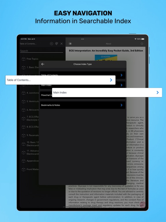 ECG Interpretation: Pkt Guide iPad screenshot 6 - Medical app