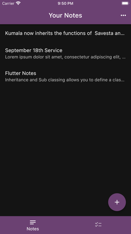 #1. Boyant Notes & To-Do Lists (iOS) Podle: David Adedeji