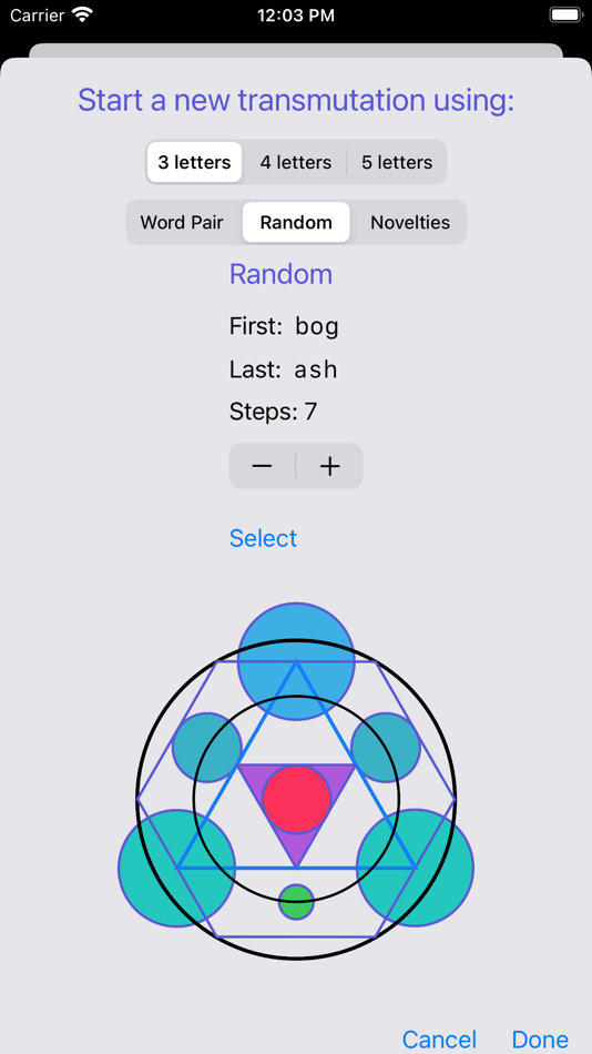 #8. Word Alchemy Puzzles (iOS) 来自: Donald Shaffer