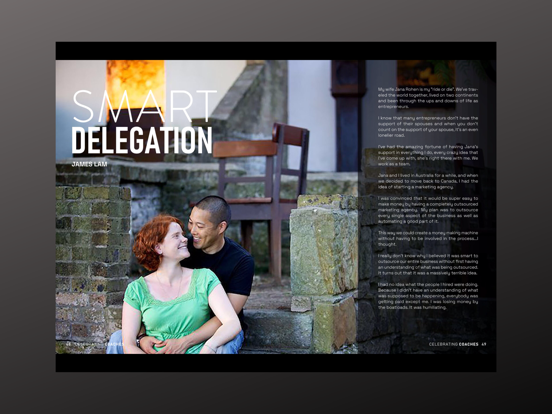 Celebrating Coaches Magazine iPad screenshot 4 - Magazines & Newspapers app