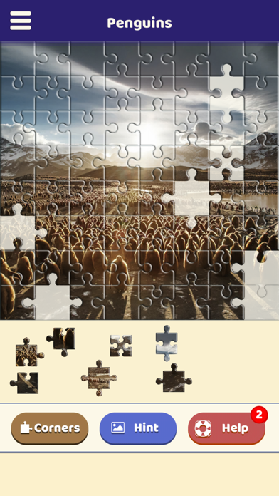 Penguin Love Puzzle Screenshot