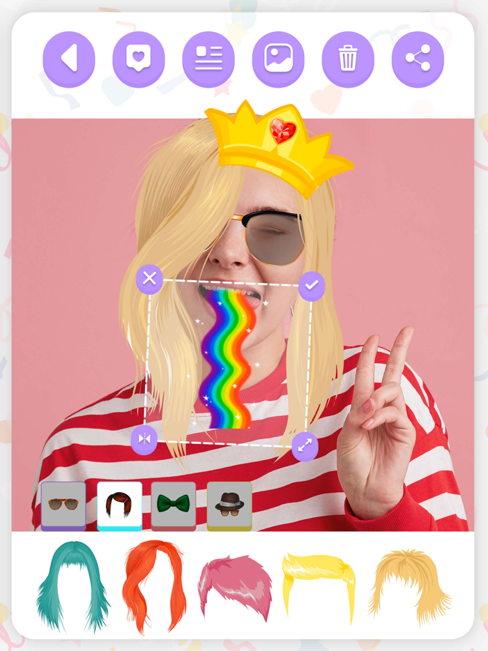 Face Stickers Selfie Camera