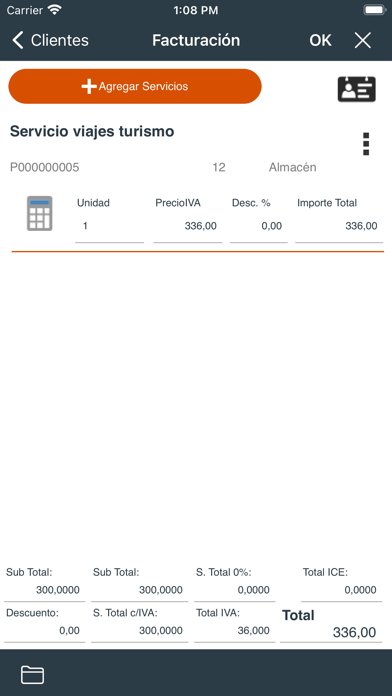 Perseo Transportista Screenshot