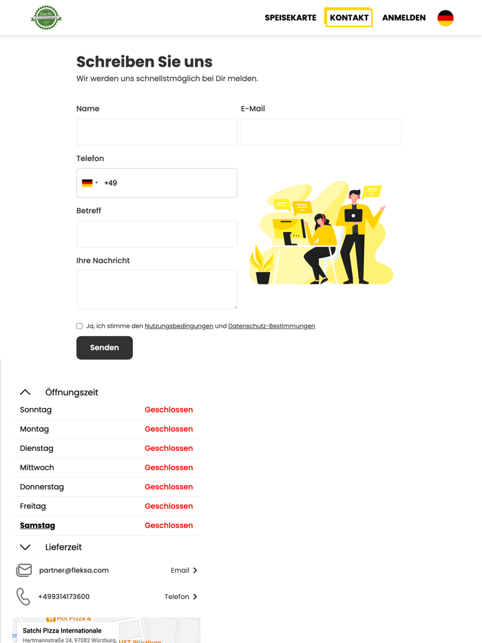 Satchi pizza international