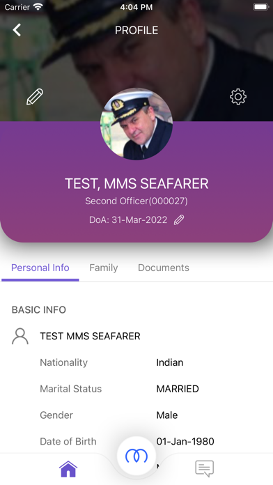 Seafarer Portal MMS Screenshot